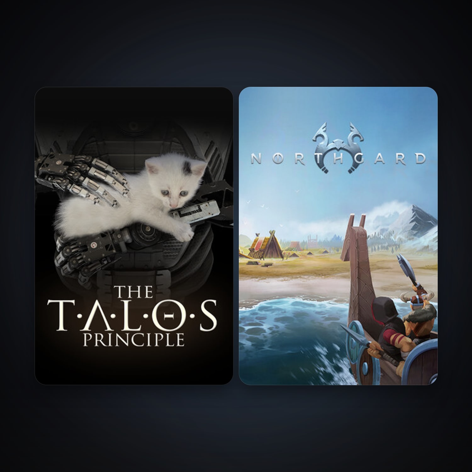 The Talos Principle + Northgard, 2 games, clean — HabibiAccounts