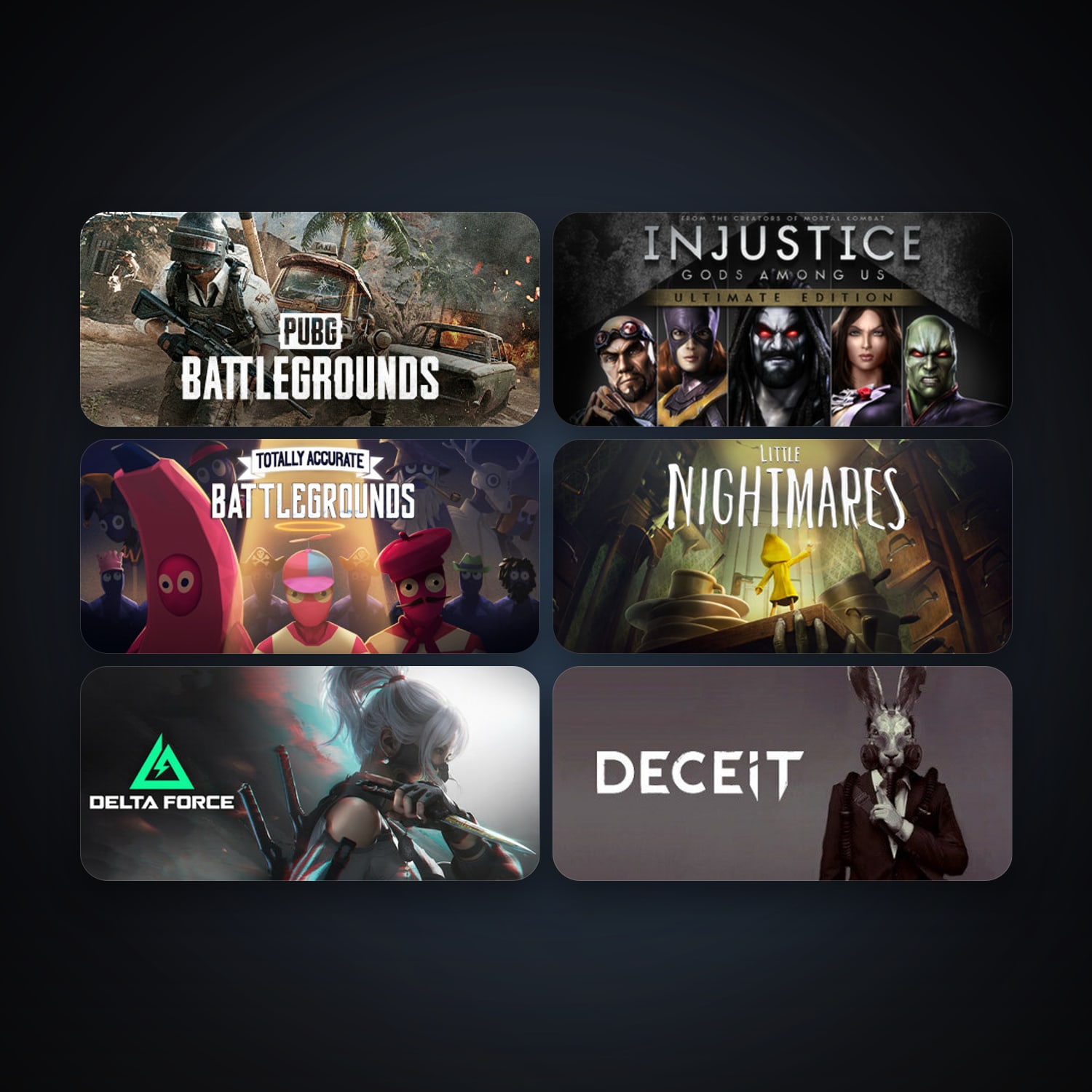 Free CS2 (No Prime) + Injustice: Gods Among Us Ultimate Edition, 14 games, clean — HabibiAccounts