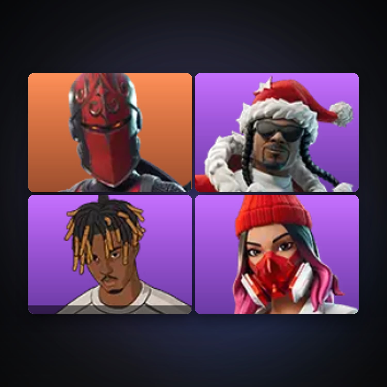 Fortnite | 4 Skins | 300 V-Bucks | Level 77 | 4 Wins — HabibiAccounts