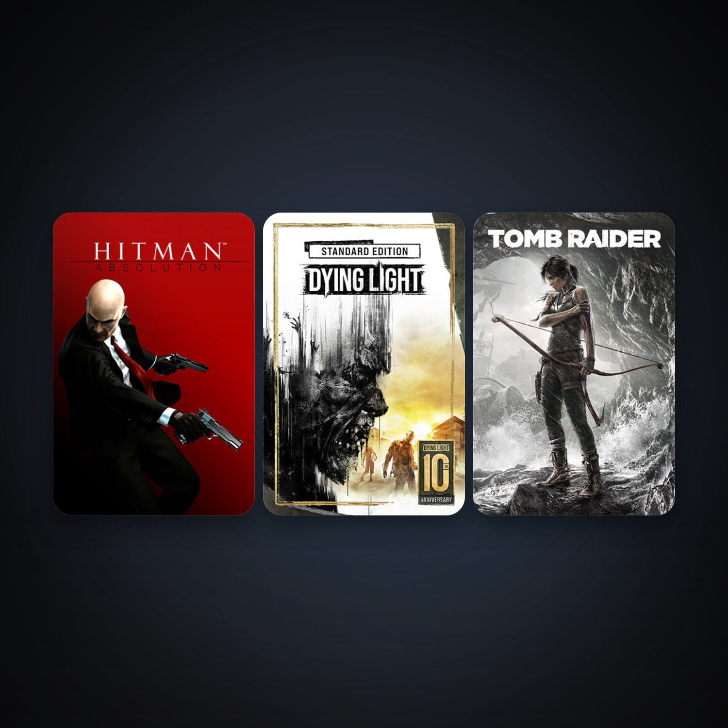 Hitman: Absolution + Tomb Raider, 5 games, clean — HabibiAccounts