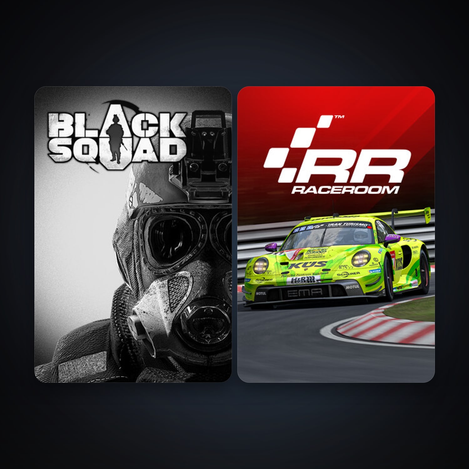 Black Squad & RaceRoom Racing Experience — HabibiAccounts