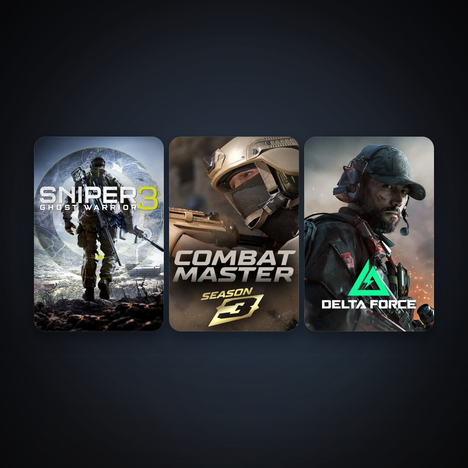 Sniper Ghost Warrior 3 + Combat Master: Season 1, 8 games, clean — HabibiAccounts