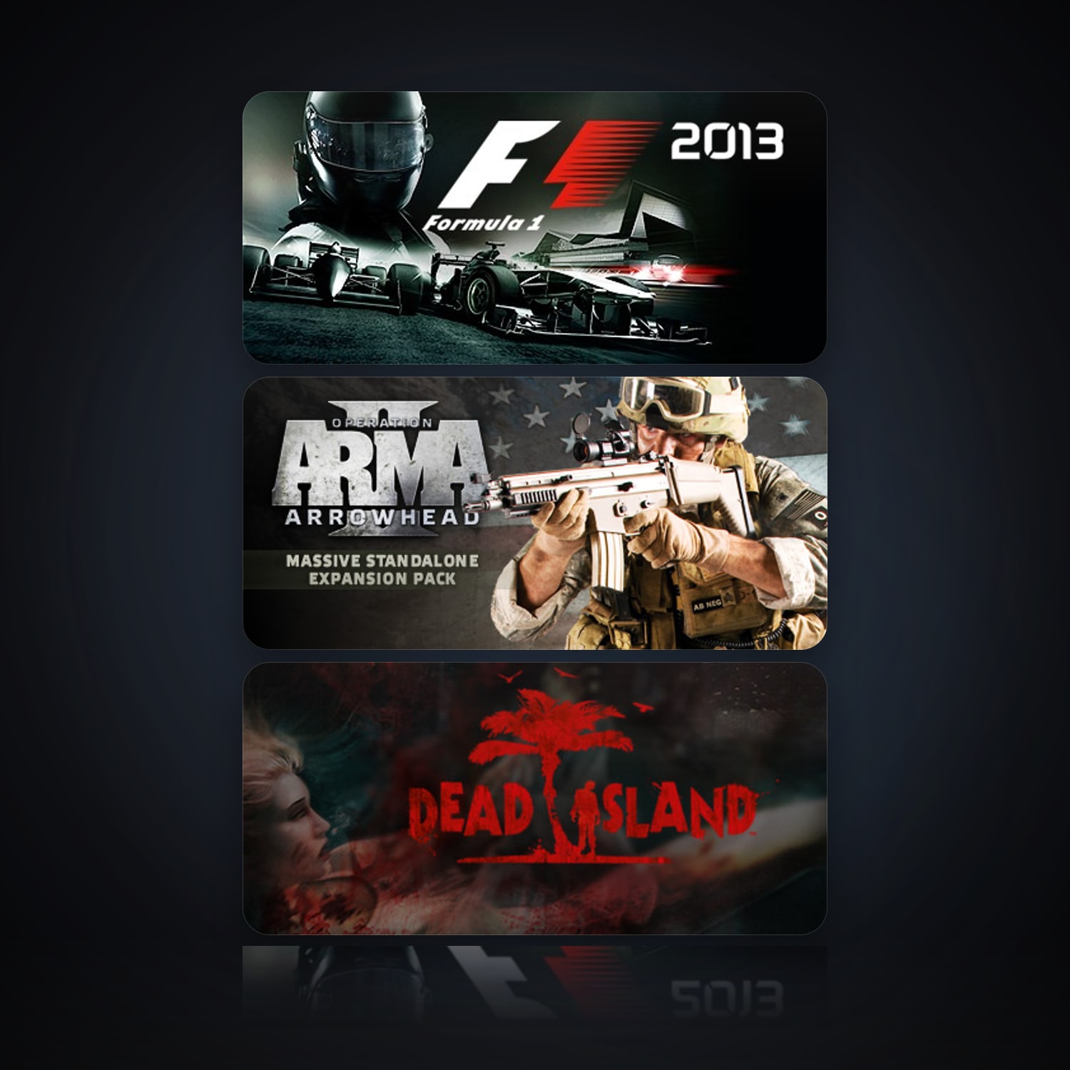 F1 2013 & Arma 2: Operation Arrowhead | Clean — HabibiAccounts