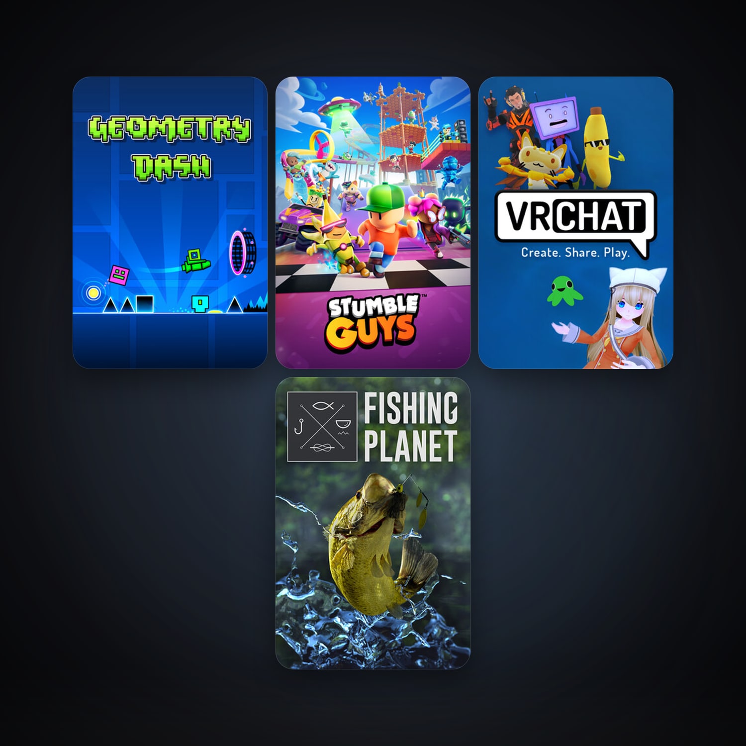 Free CS2 (No Prime) + Geometry Dash, 10 games, clean — HabibiAccounts