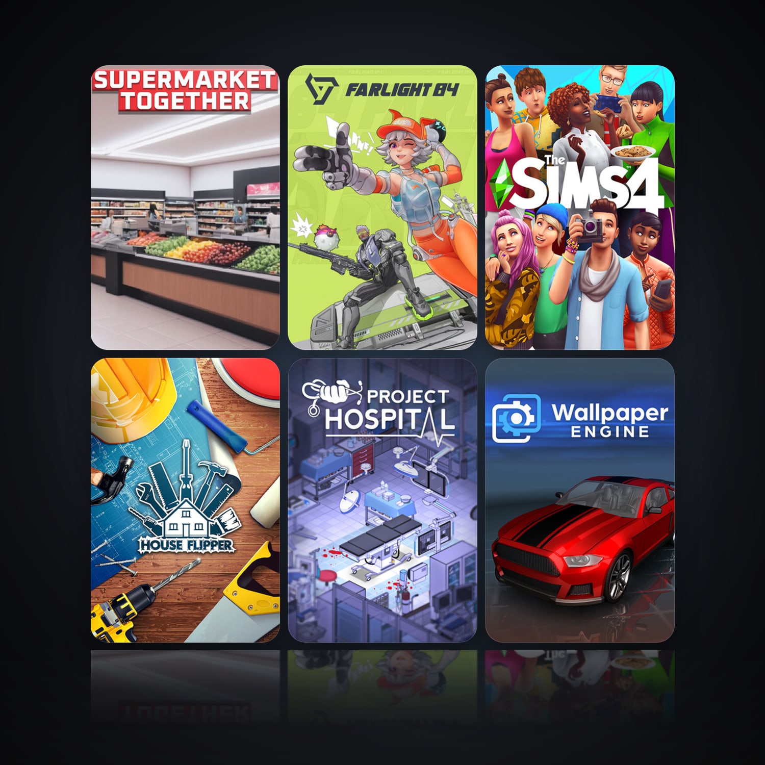 Supermarket Together & Farlight 84 | 11 Games | Clean — HabibiAccounts