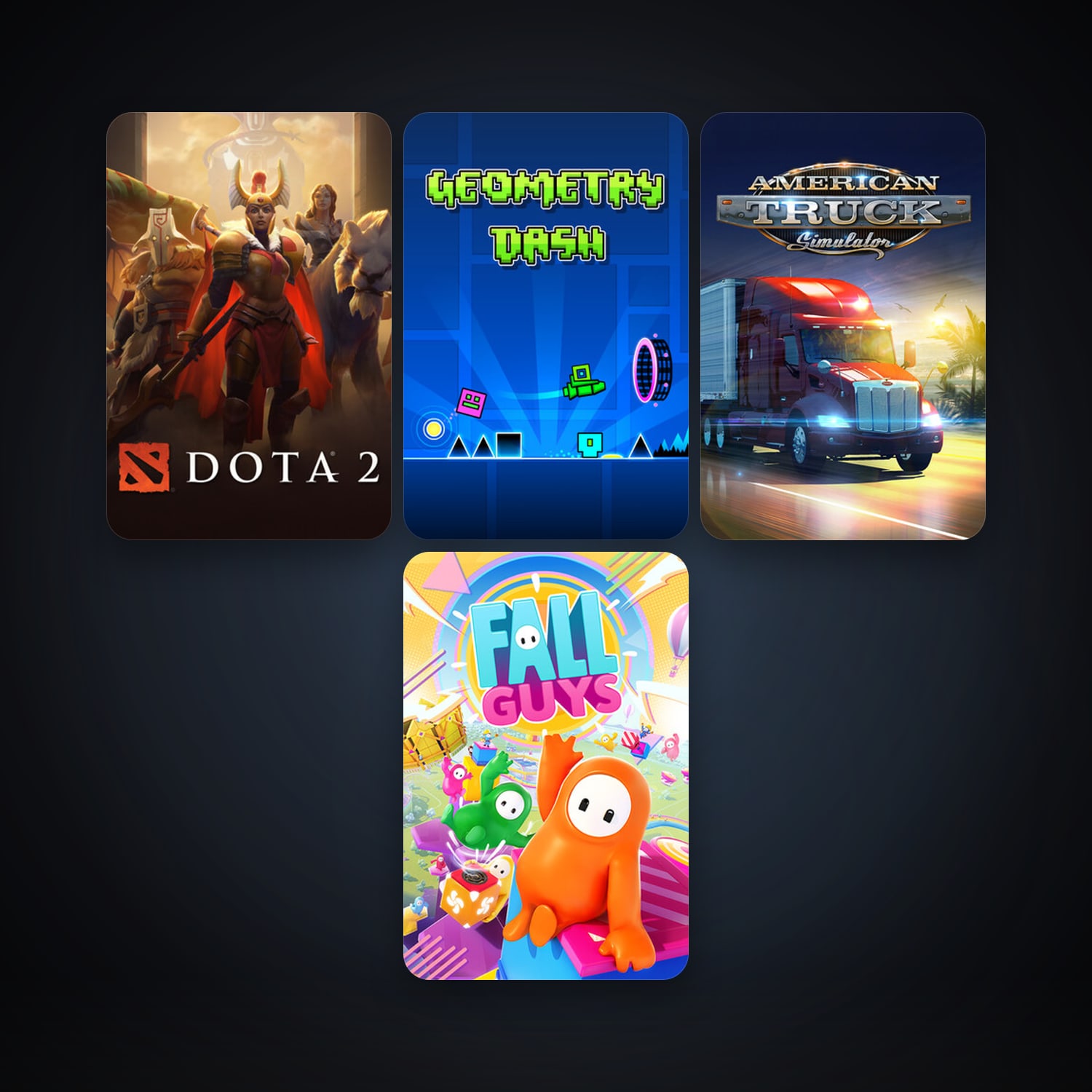 Dota 2 + American Truck Simulator, 10 games, clean — HabibiAccounts