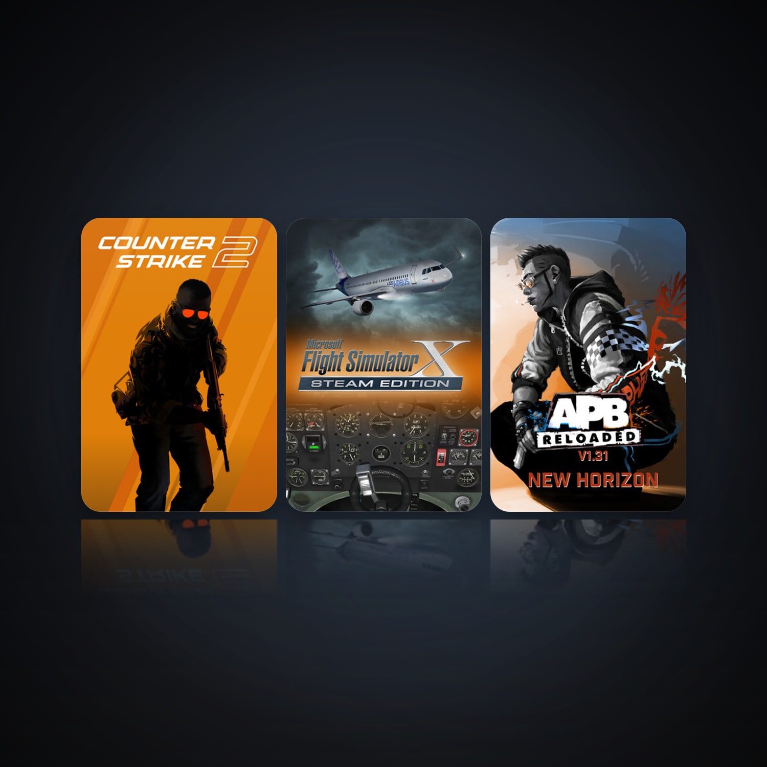 CS2 Prime & Microsoft Flight Simulator X: Steam Edition — HabibiAccounts