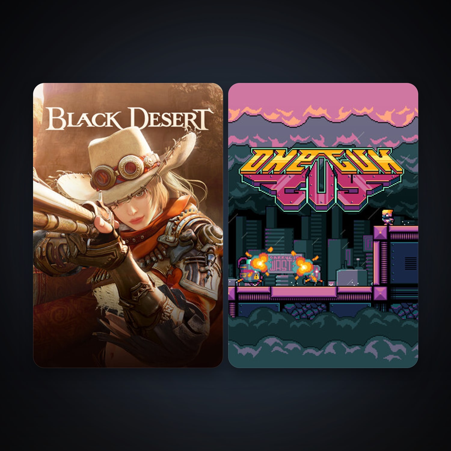 هالحساب ستيم فلين، Black Desert Online وOne Gun Guy، 8 لعبة، صامد واضح — HabibiAccounts