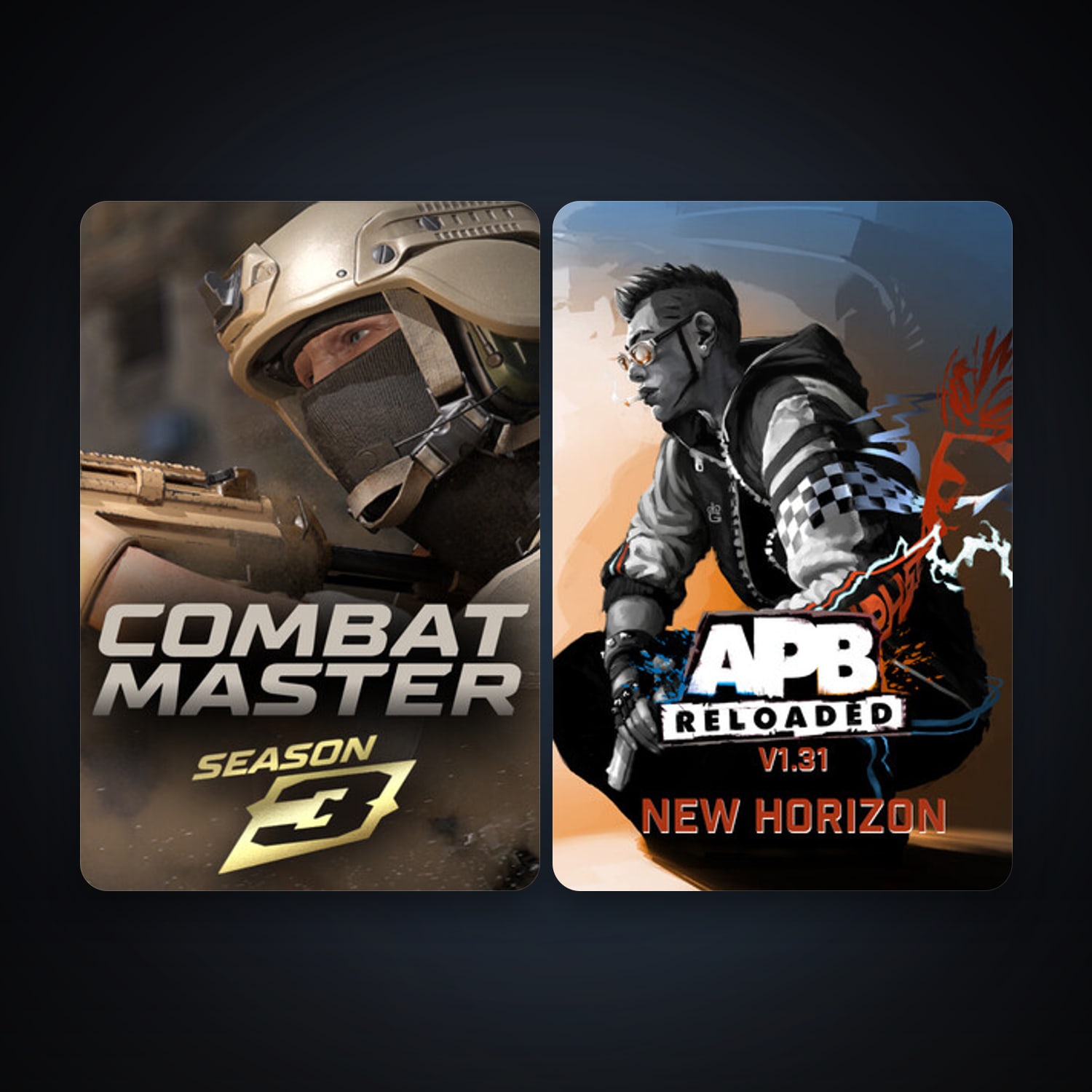 Combat Master: Season 1 & APB Reloaded — HabibiAccounts