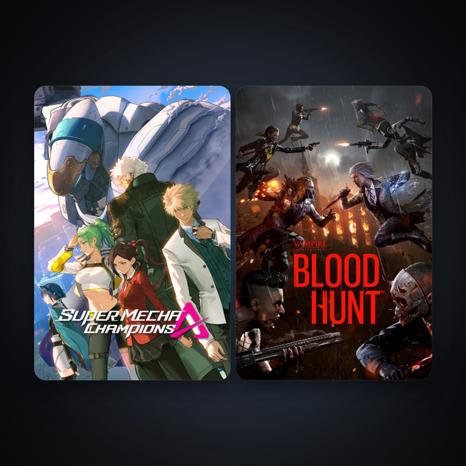 Super Mecha Champions & Vampire: The Masquerade - Bloodhunt — HabibiAccounts