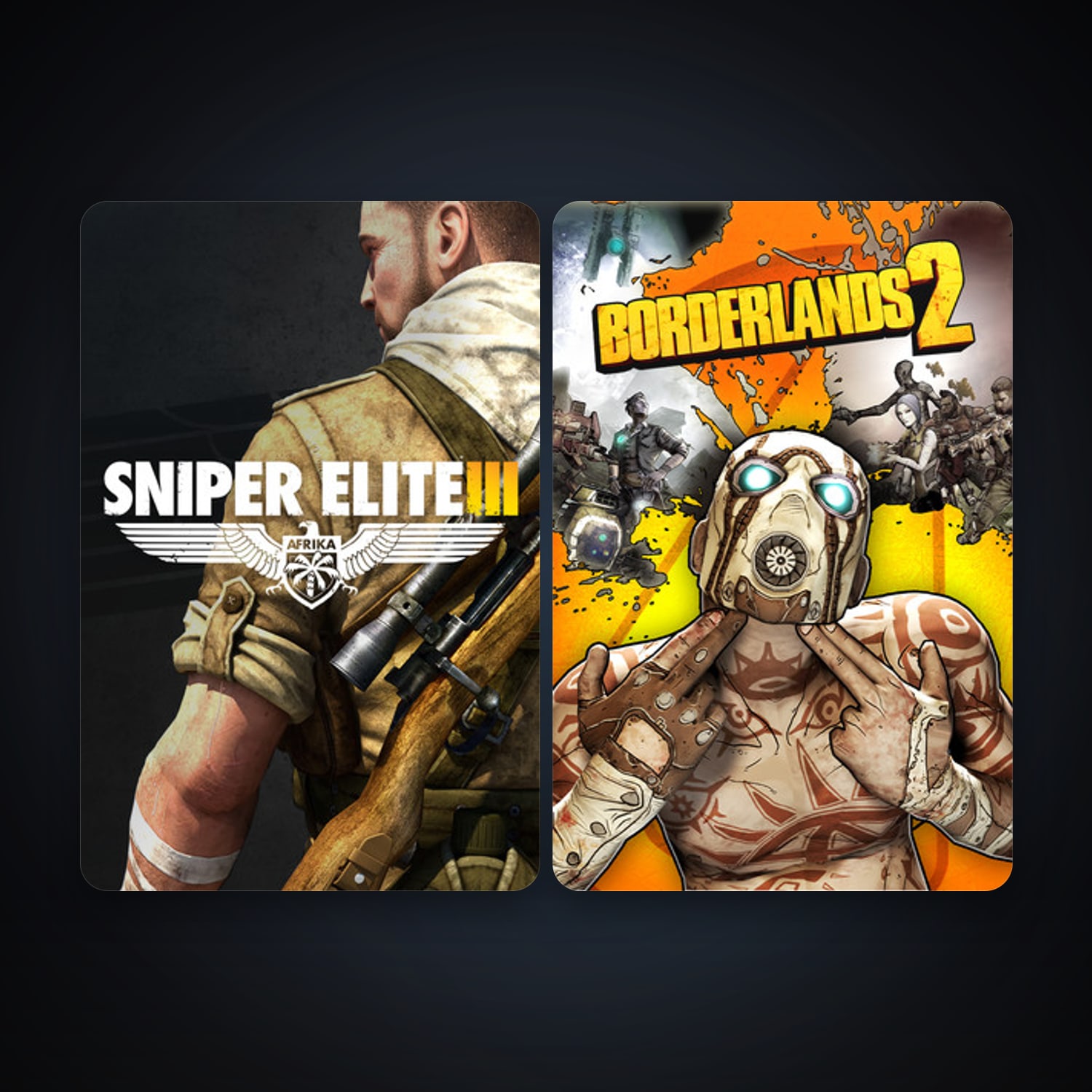 Sniper Elite 3 & Borderlands 2 — HabibiAccounts