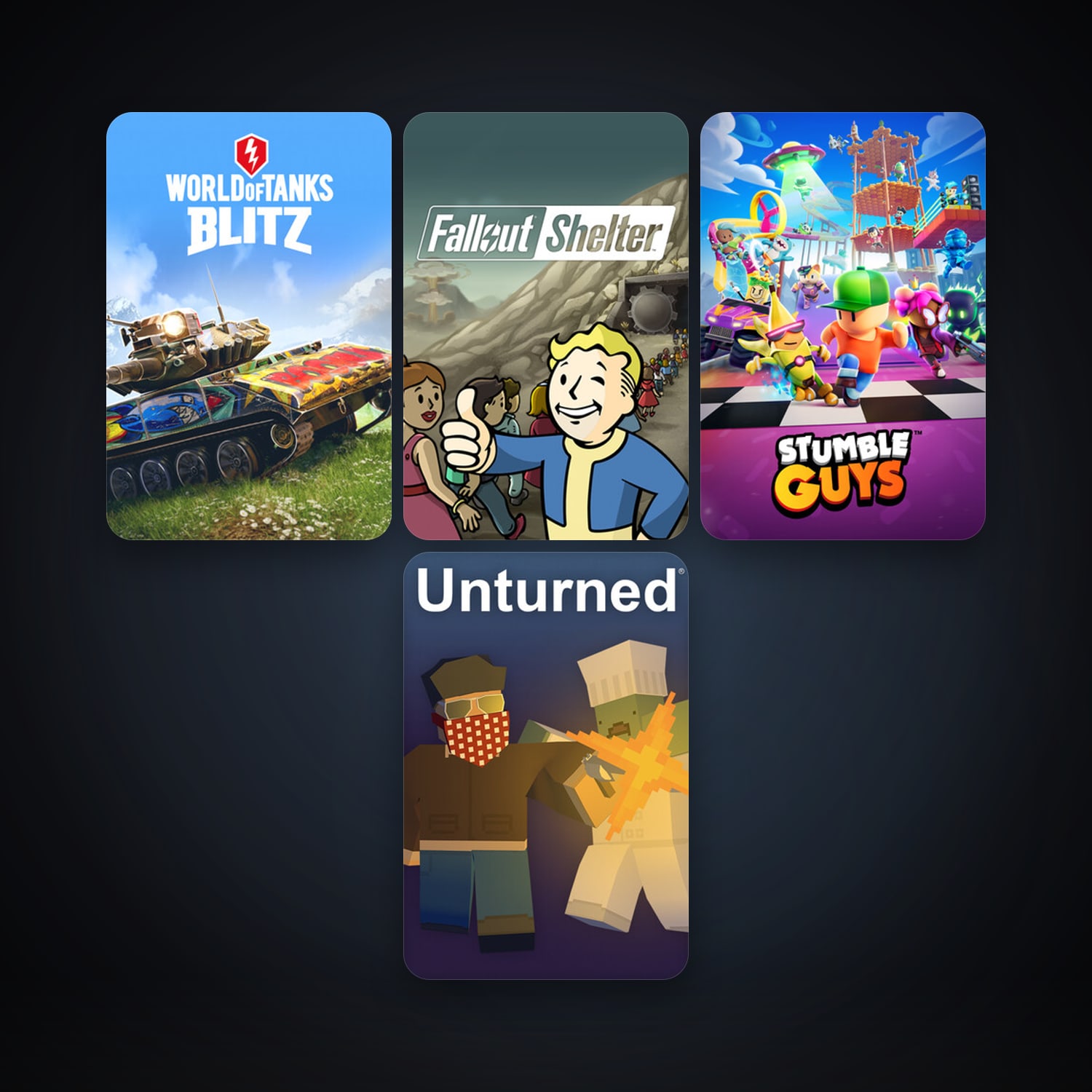 هالحساب ستيم فلين، Unturned وWorld of Tanks Blitz، 12 لعبة، صامد واضح — HabibiAccounts