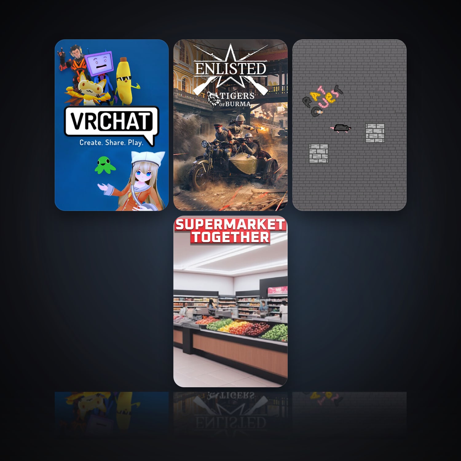 VRChat & Enlisted | 37 Games | Clean — HabibiAccounts