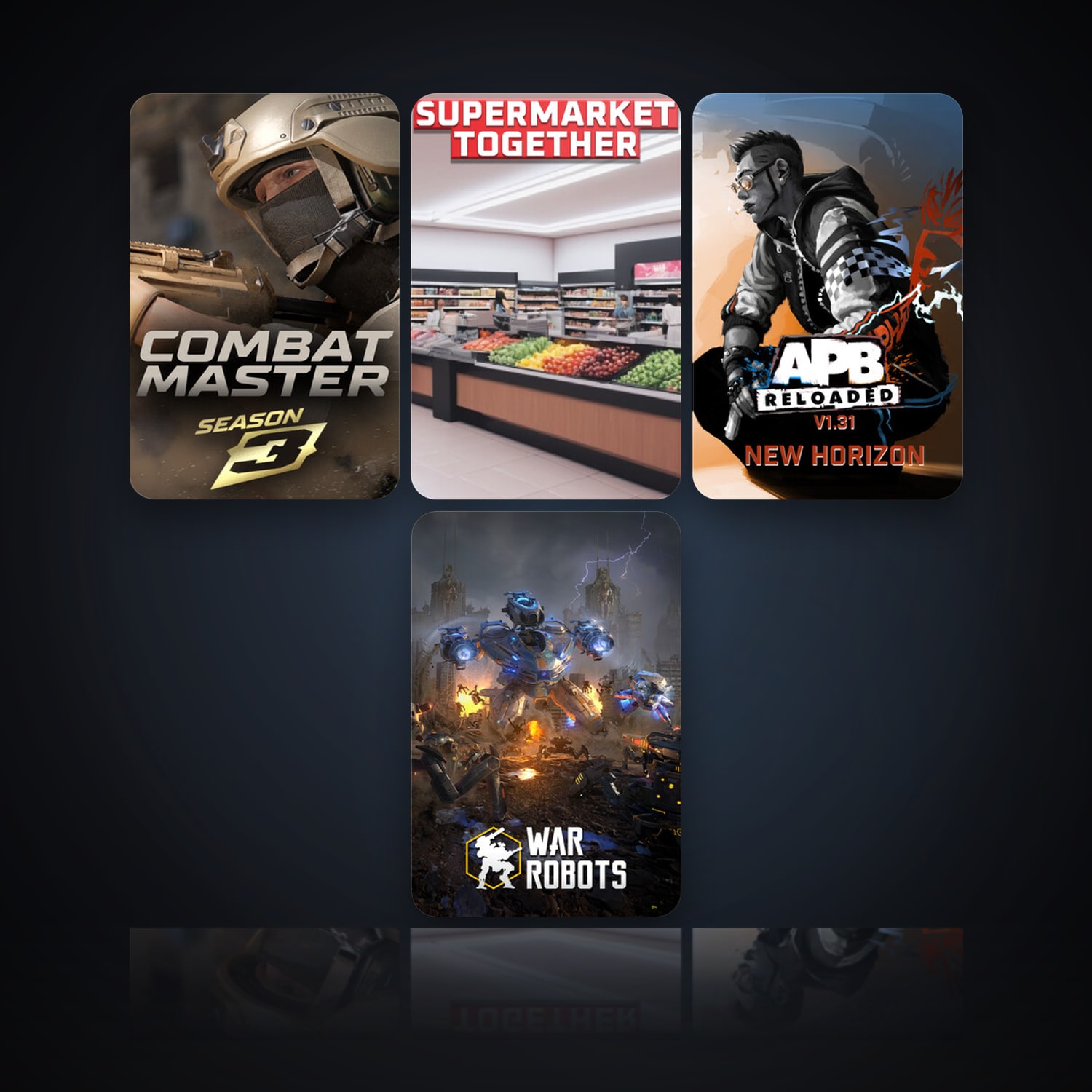 Combat Master: Season 1 & Supermarket Together | 32 Games | Clean — HabibiAccounts