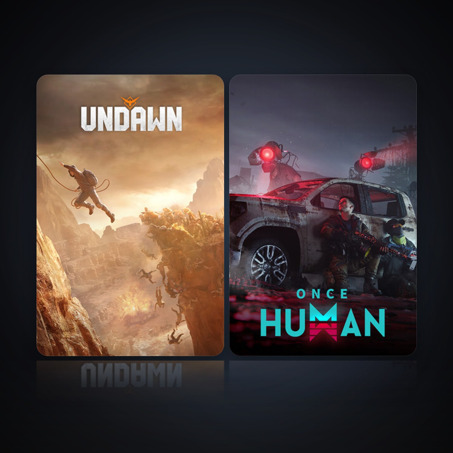 هالحساب ستيم فلين، Undawn وOnce Human، 2 لعبة، صامد واضح — HabibiAccounts
