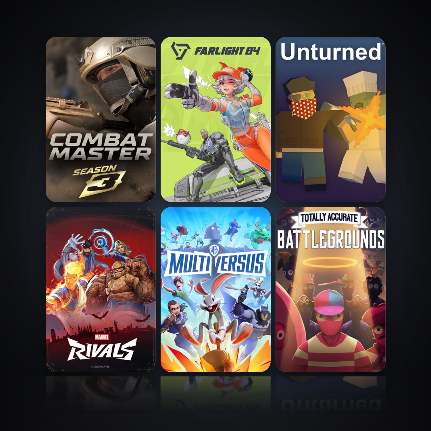 Combat Master: Season 1 & Farlight 84 | 46 Games | Clean — HabibiAccounts