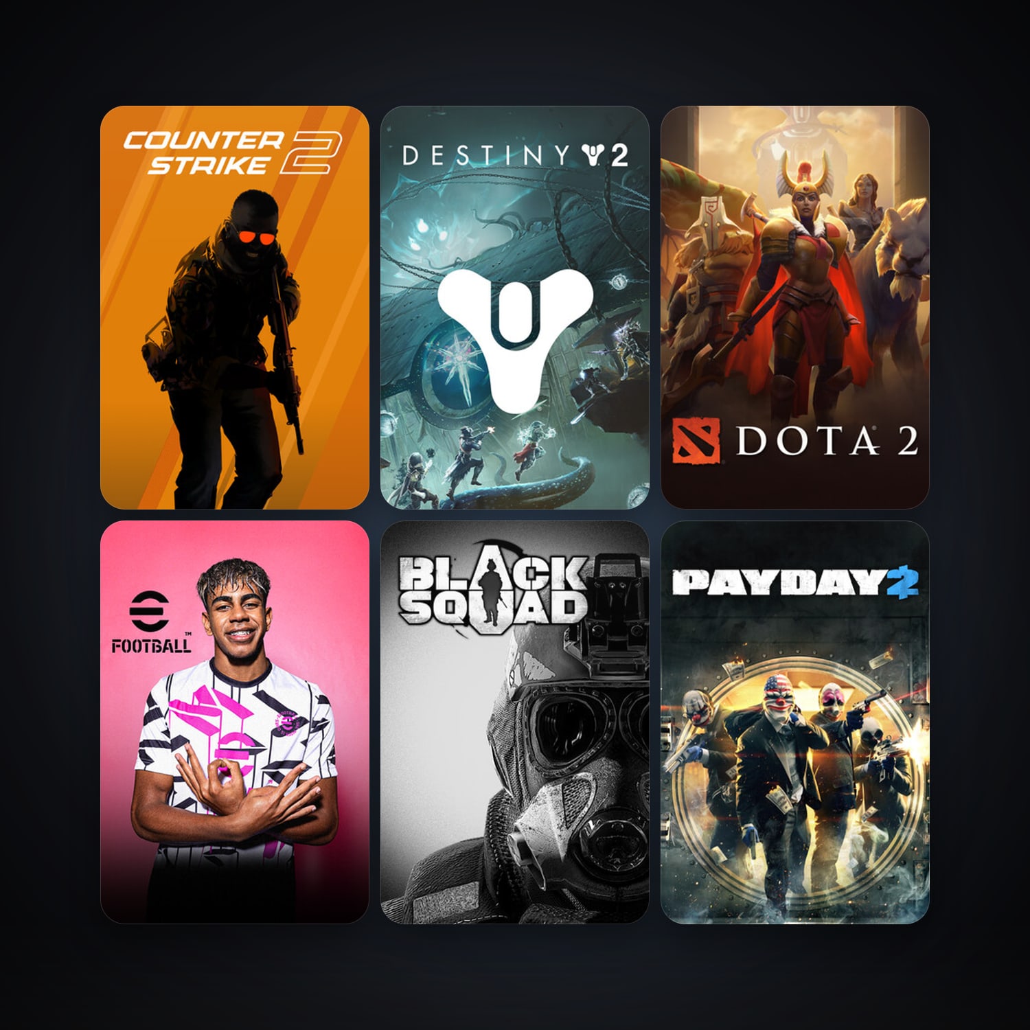 Dota 2 + CS2 Prime, 8 games, clean — HabibiAccounts