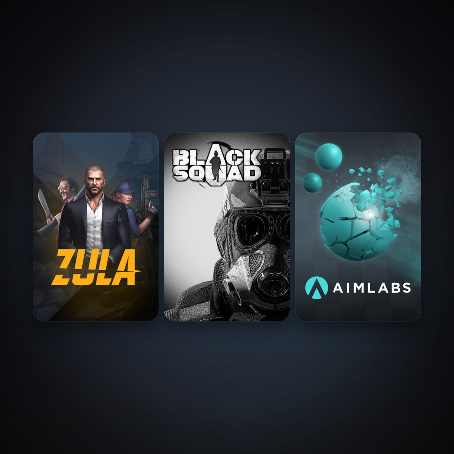 Black Squad + Aimlabs, 7 games, clean — HabibiAccounts