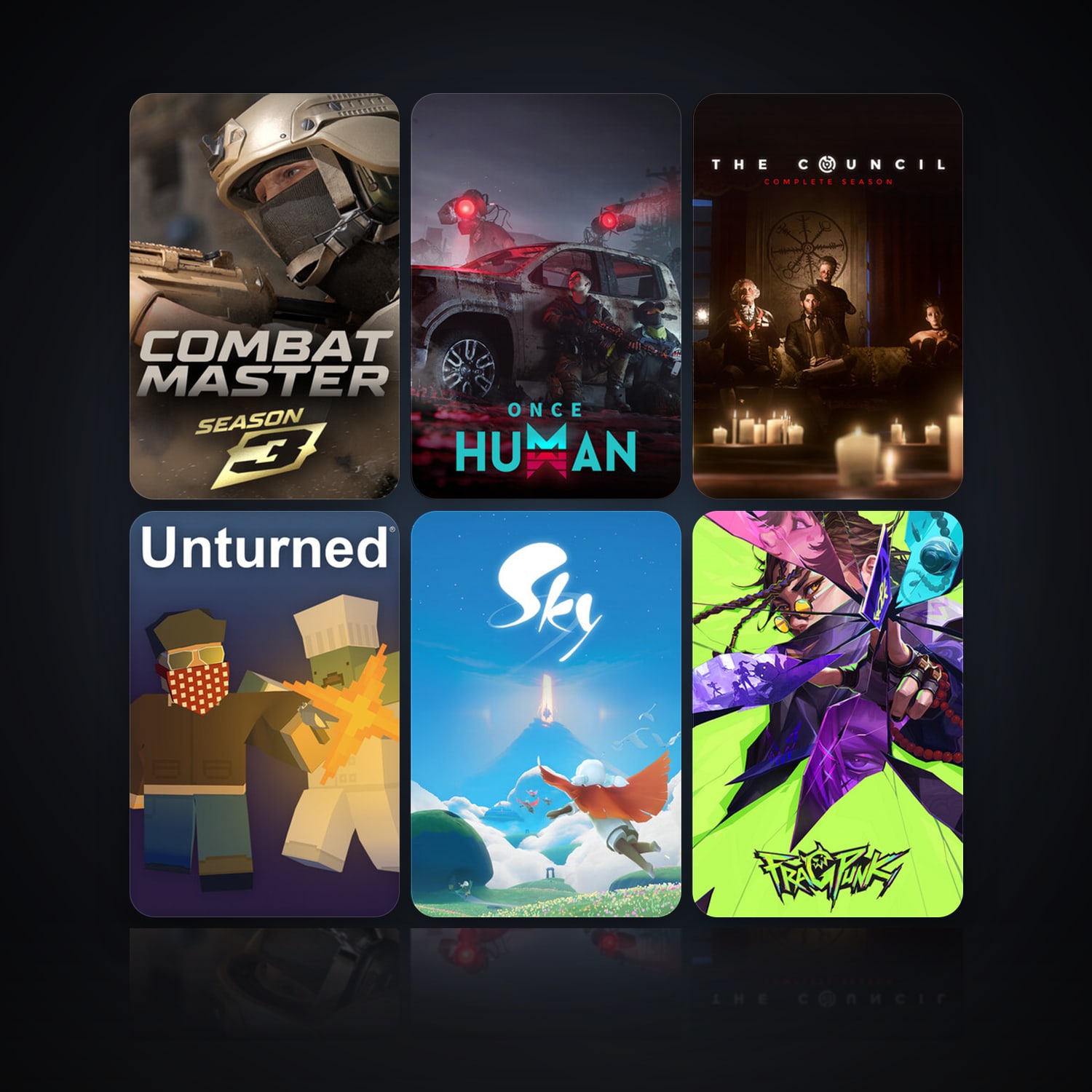 Combat Master: Season 1 & Once Human | 17 Games | Clean — HabibiAccounts