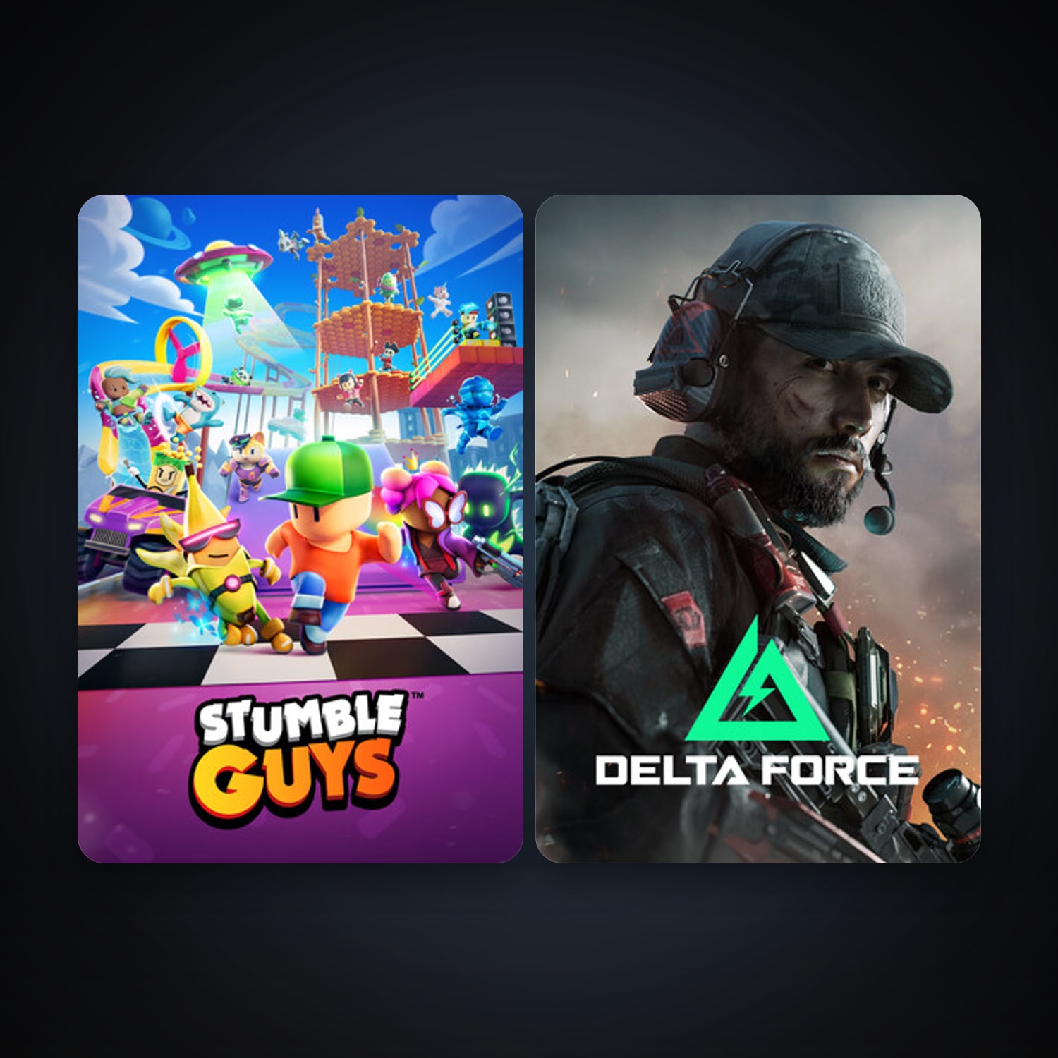Stumble Guys & Delta Force: Hawk Ops | Clean — HabibiAccounts