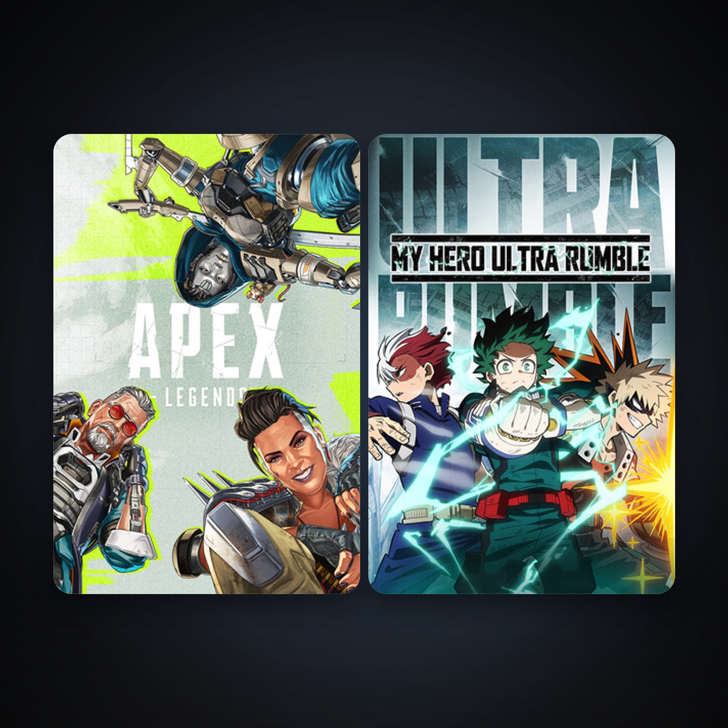 MY HERO ULTRA RUMBLE & Apex Legends — HabibiAccounts