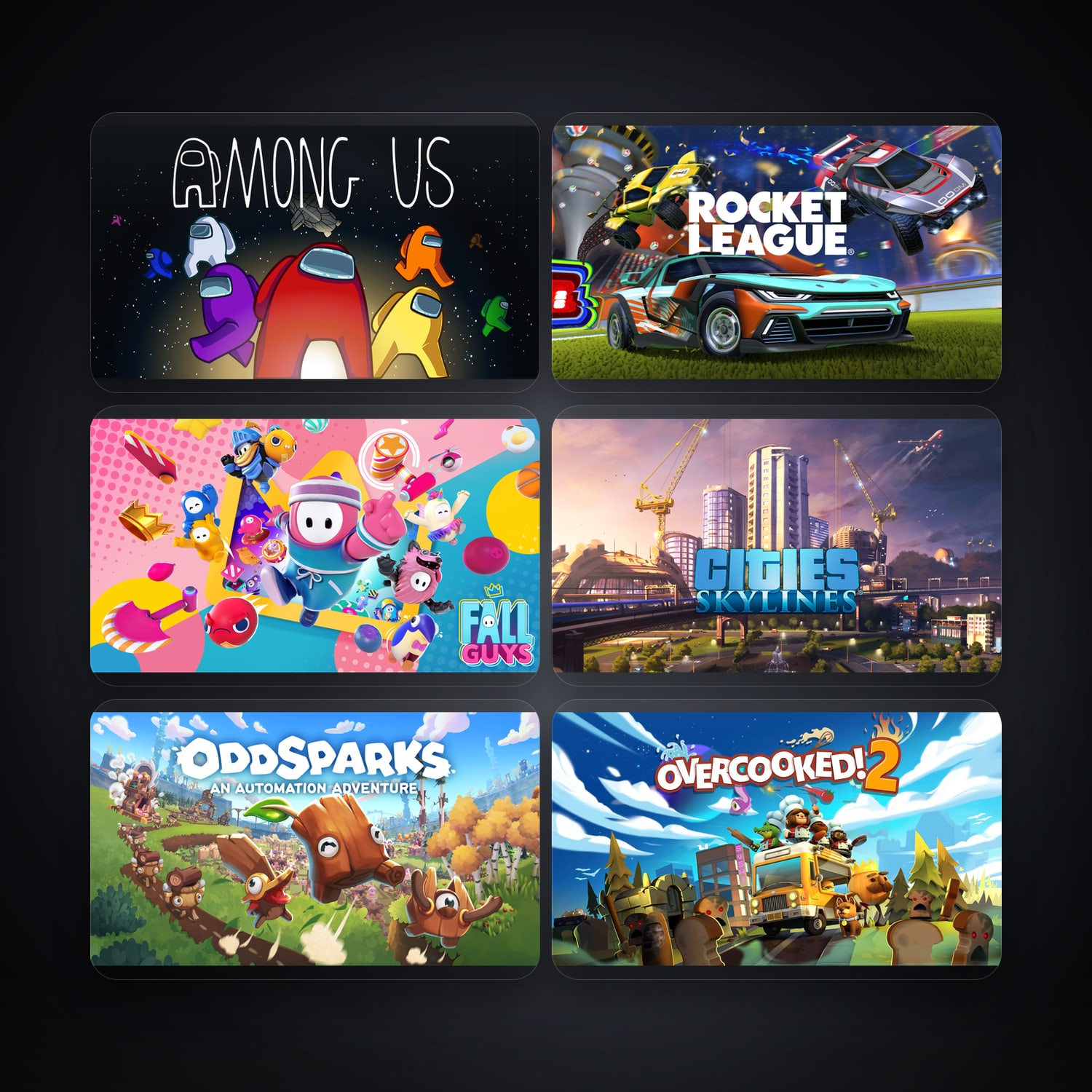 Among Us & Rocket League | 10 Games — HabibiAccounts