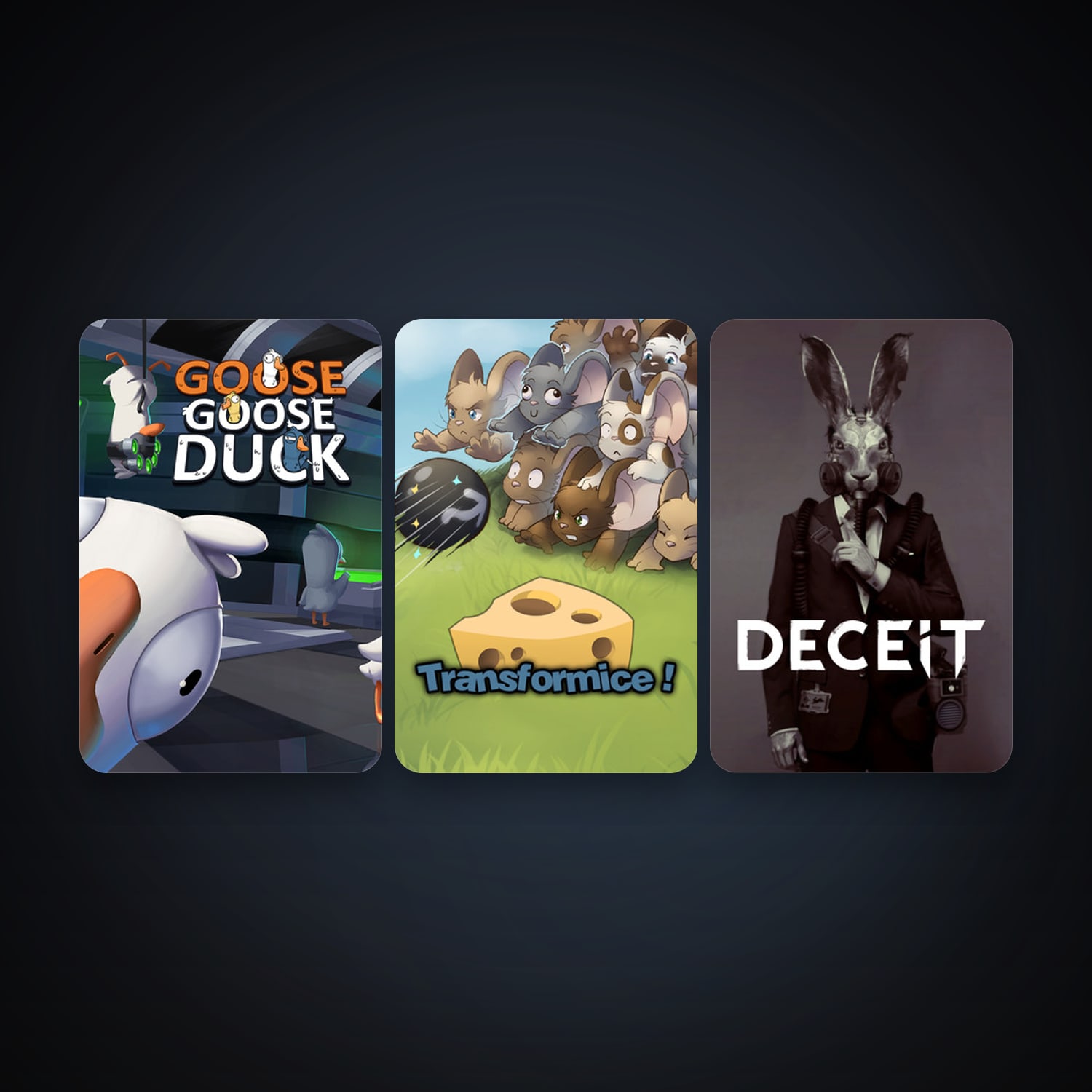 Transformice + Deceit, 3 games, clean — HabibiAccounts
