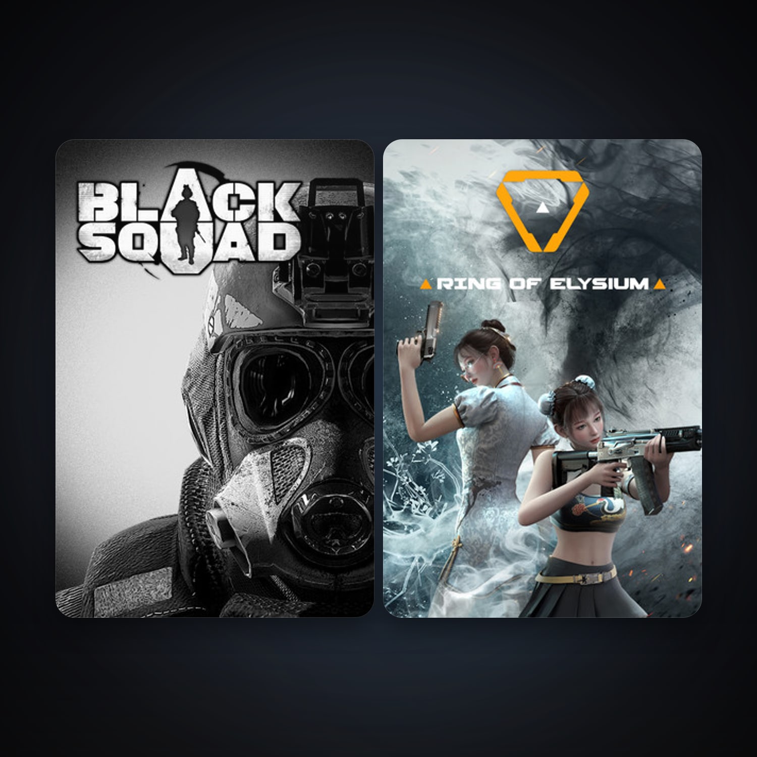Black Squad + Ring of Elysium, 2 games, clean — HabibiAccounts