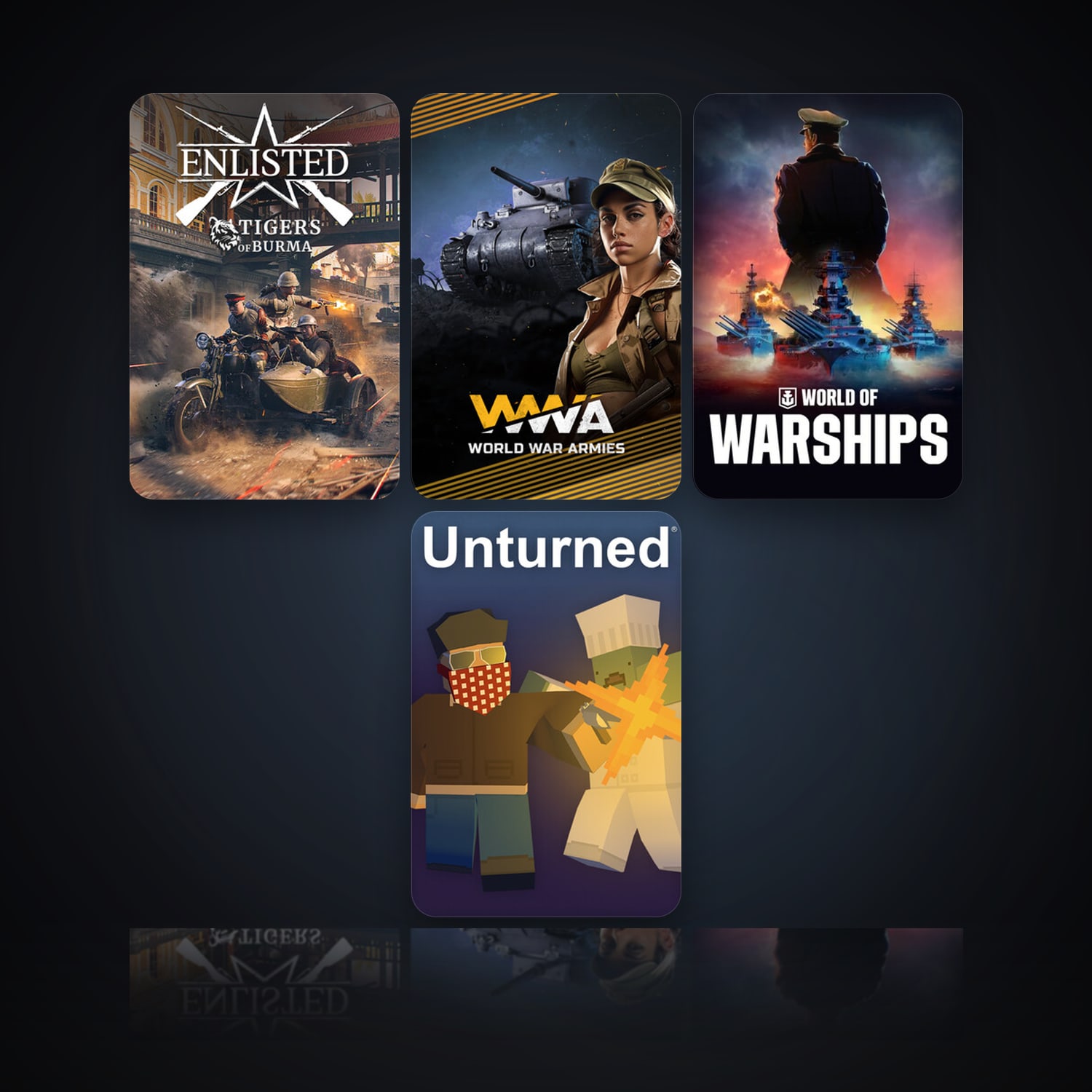 Enlisted & World War Armies | Clean — HabibiAccounts