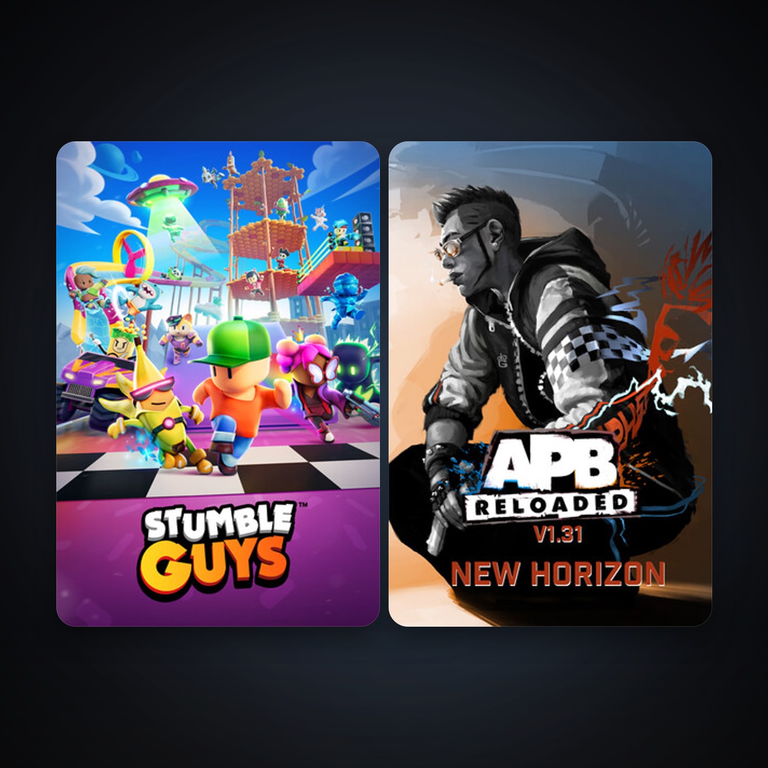 Stumble Guys & APB Reloaded — HabibiAccounts