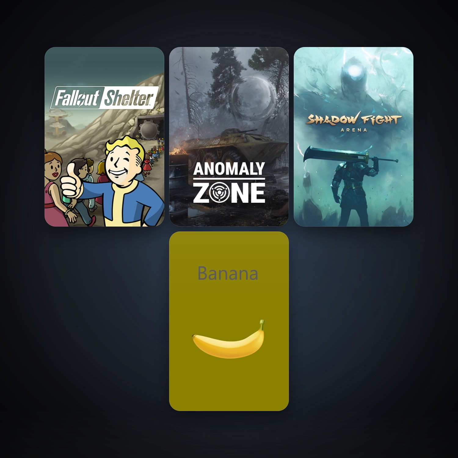 Fallout Shelter + Anomaly Zone, 6 games, clean — HabibiAccounts
