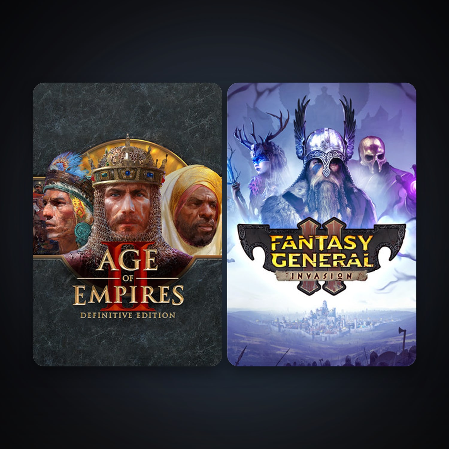 Age of Empires II: Definitive Edition + Fantasy General II, 3 games, clean — HabibiAccounts