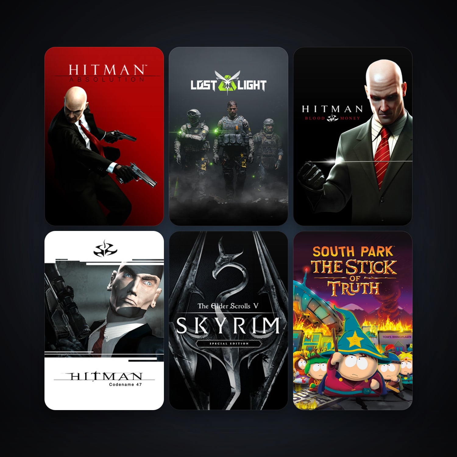 Hitman 2: Silent Assassin + Hitman: Blood Money, 15 games, clean — HabibiAccounts