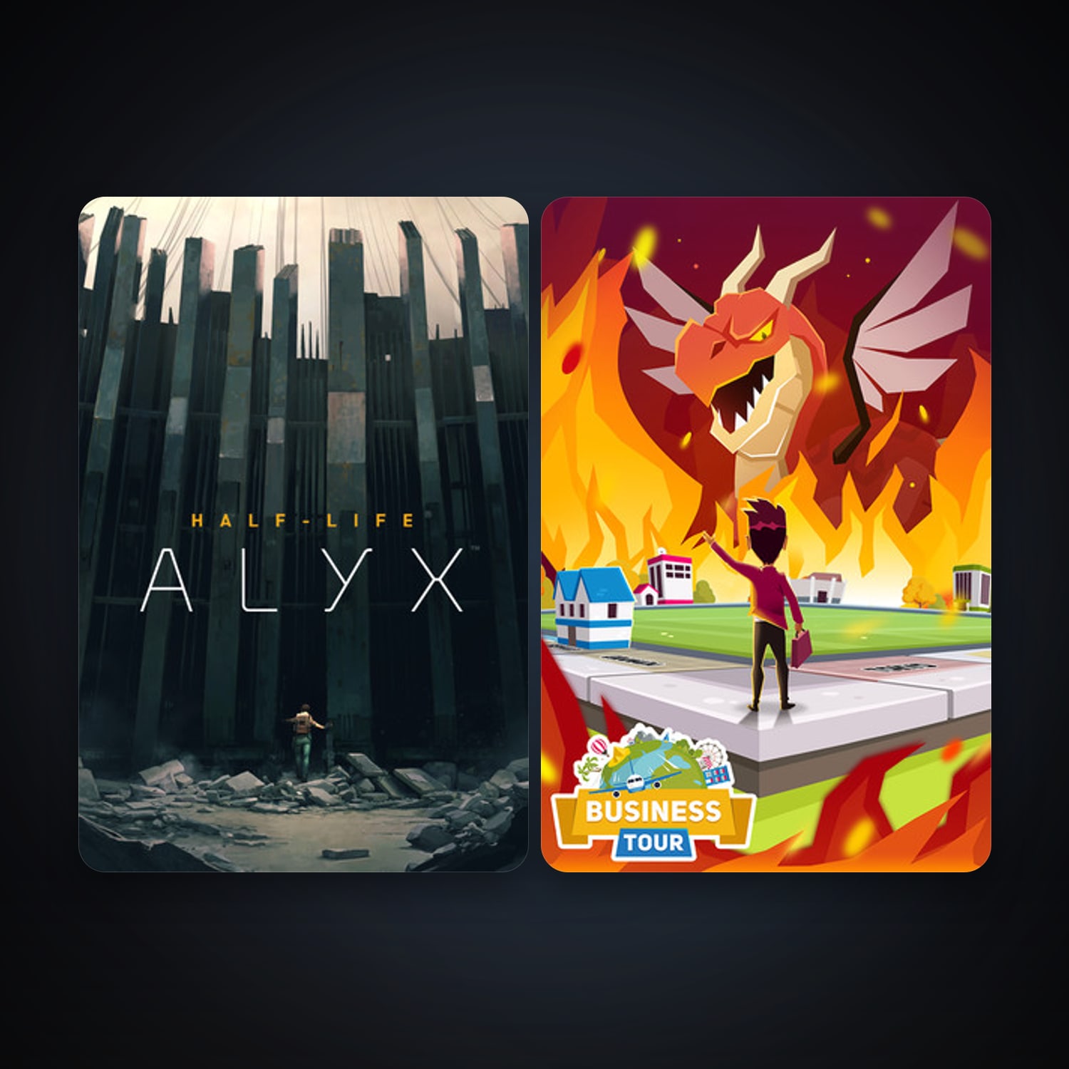 Business Tour - Board Game with Online Multiplayer + Half-Life: Alyx, 3 games, clean — HabibiAccounts