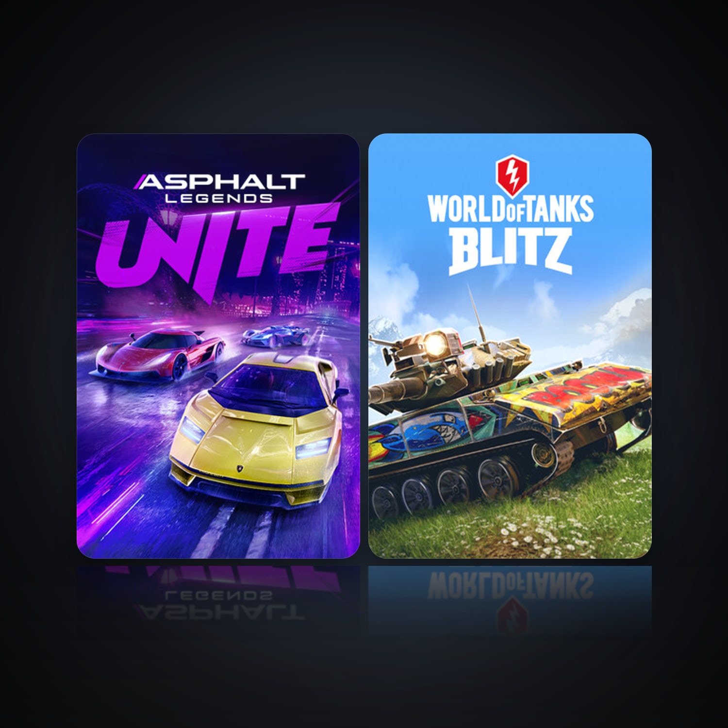 Asphalt Legends Unite & World of Tanks Blitz — HabibiAccounts