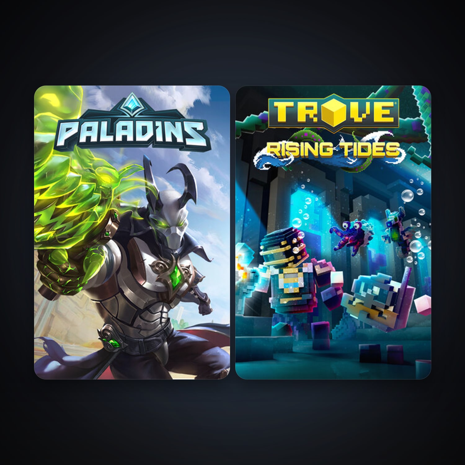Trove + Paladins, 5 games, clean — HabibiAccounts