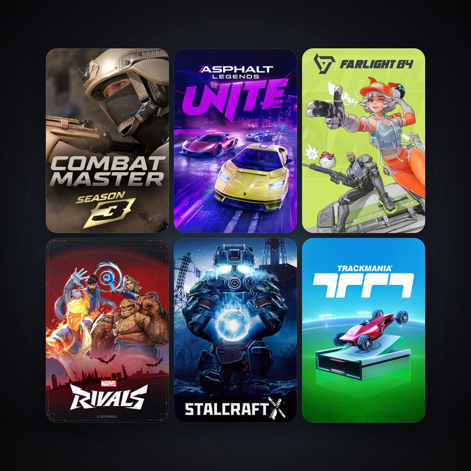 Combat Master: Season 1 & Asphalt Legends Unite | 15 Games | Clean — HabibiAccounts