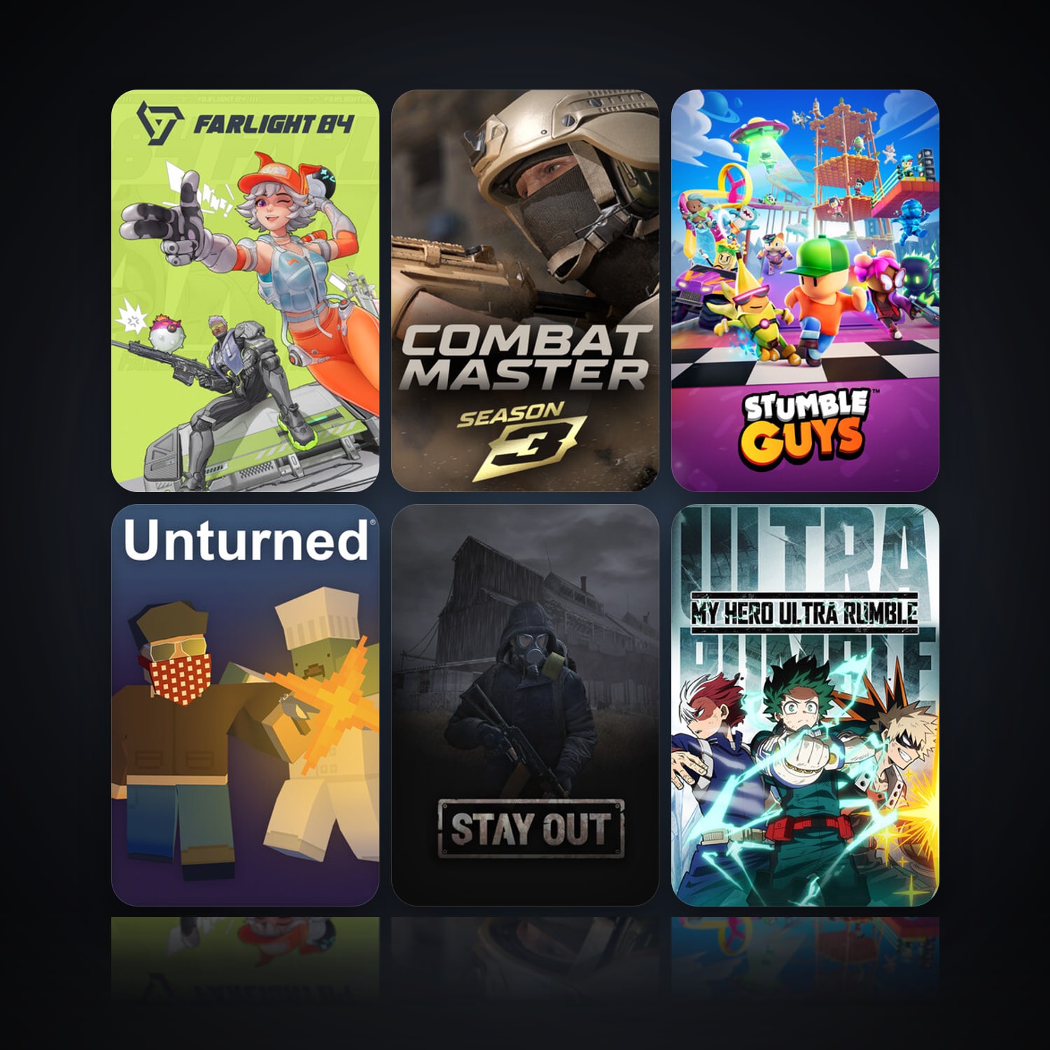 Farlight 84 & Combat Master: Season 1 | 13 Games | Clean — HabibiAccounts