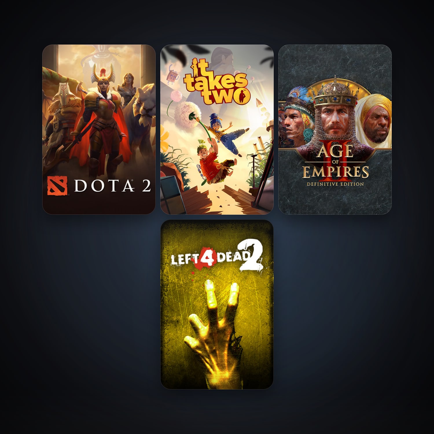 Left 4 Dead 2 + Dota 2, 6 games, clean — HabibiAccounts