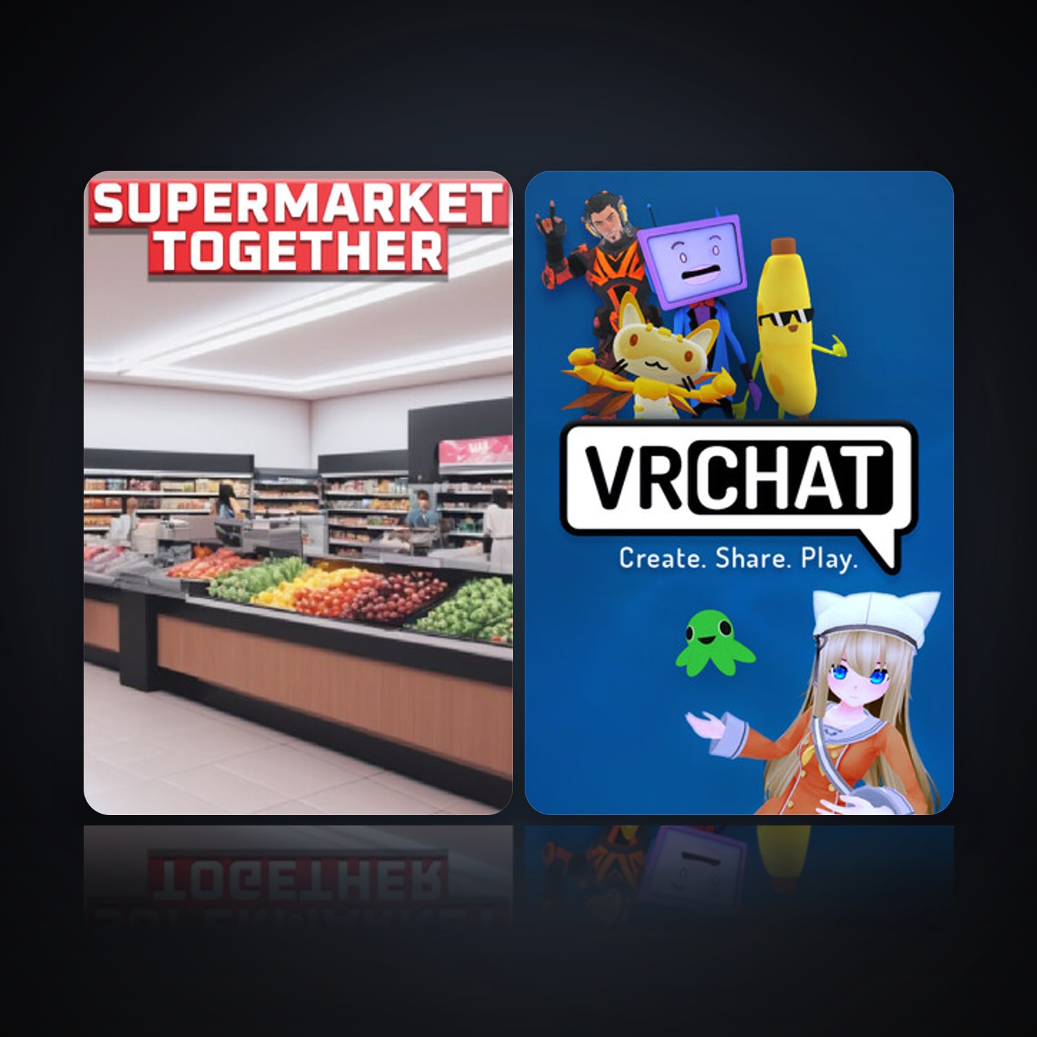 Supermarket Together & VRChat — HabibiAccounts