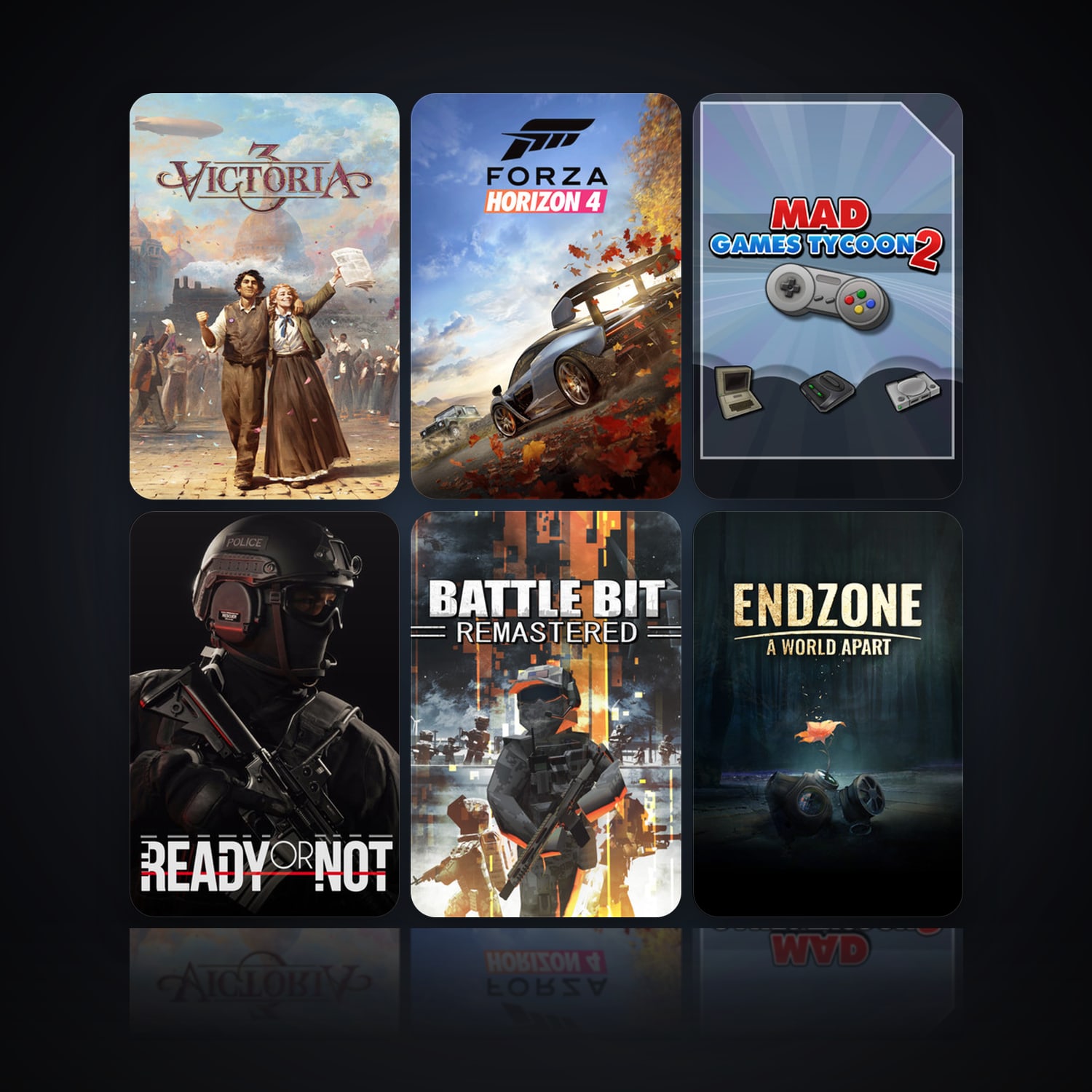 Victoria 3 & Forza Horizon 4 | 16 Games | Clean — HabibiAccounts