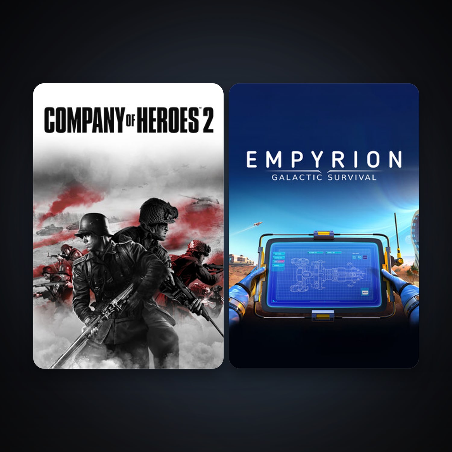 Company of Heroes 2 + Empyrion - Galactic Survival, 3 games, clean — HabibiAccounts