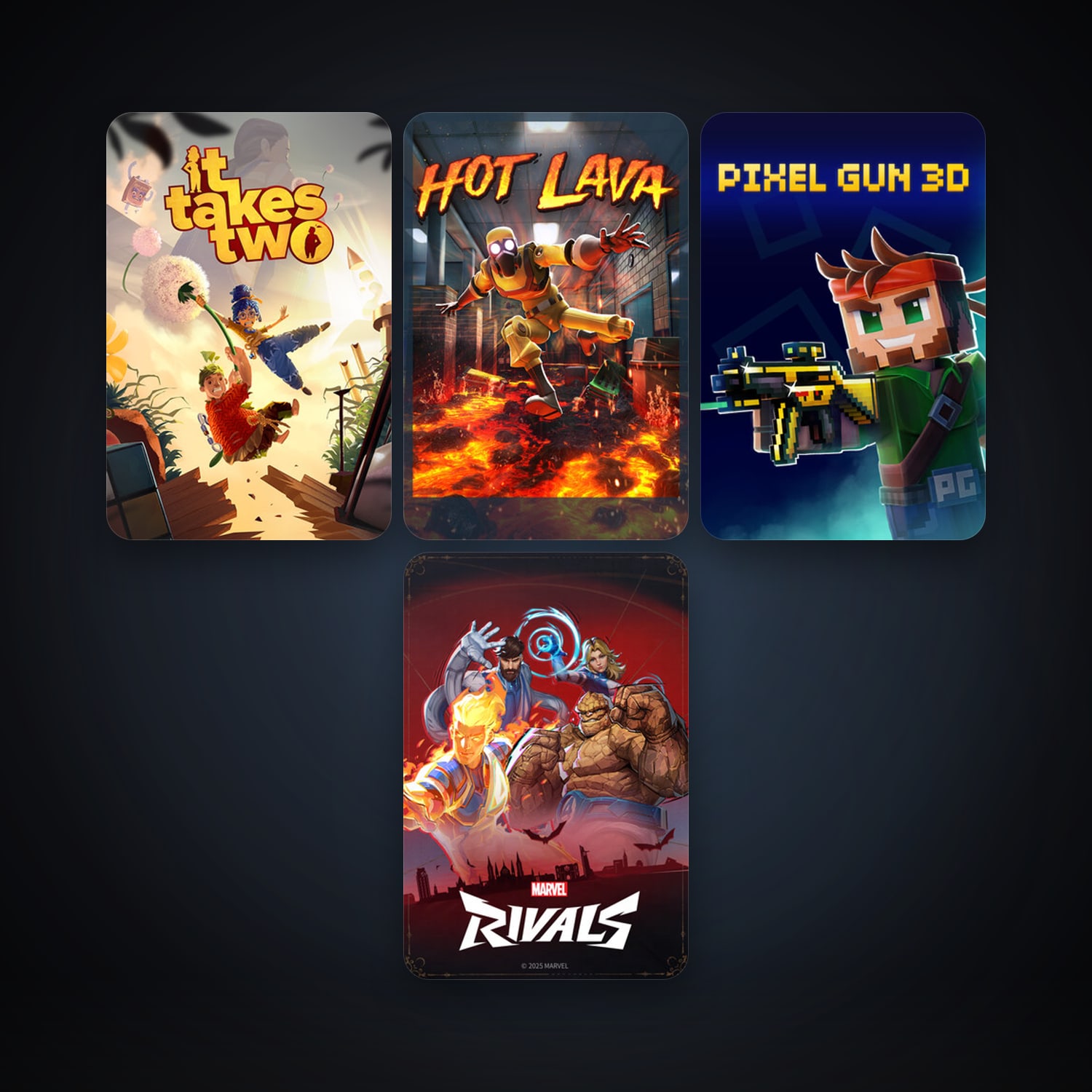 Portal 2 + Hot Lava, 12 games, clean — HabibiAccounts