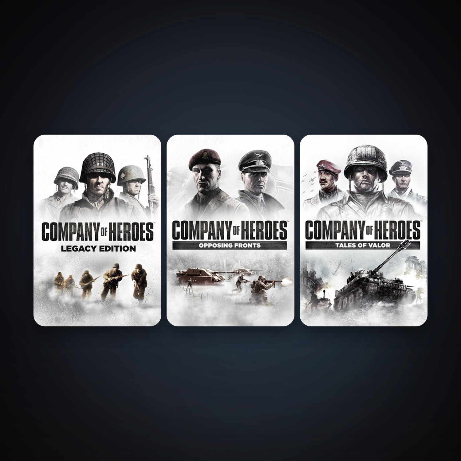 Company of Heroes + Company of Heroes: Opposing Fronts, 4 games, clean — HabibiAccounts