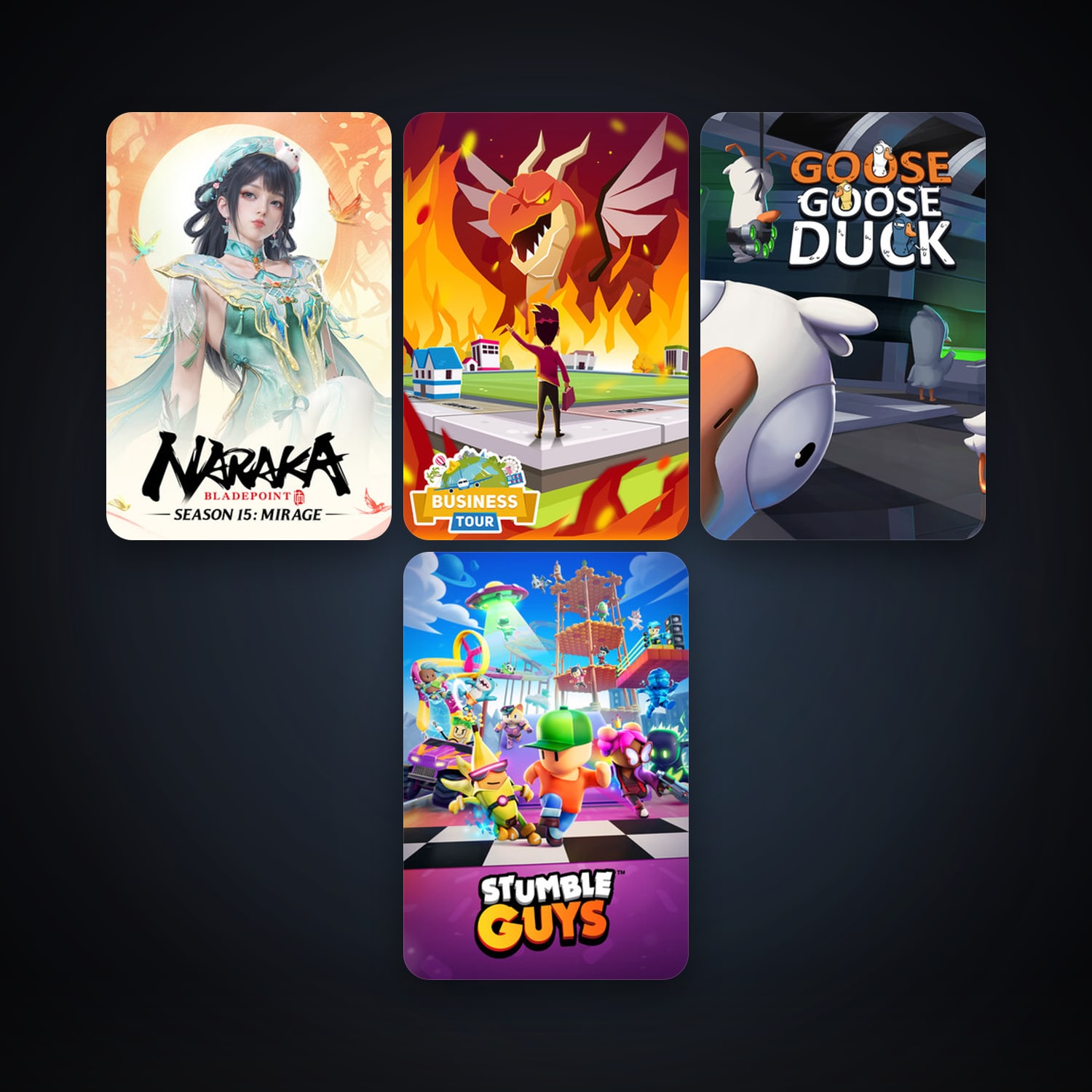 NARAKA: BLADEPOINT & Business Tour - Board Game with Online Multiplayer — HabibiAccounts