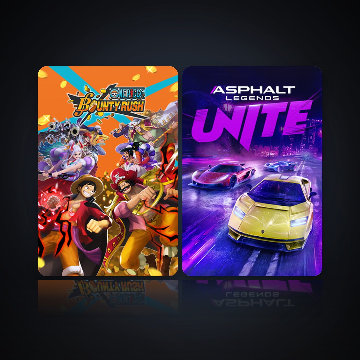 ONE PIECE Bounty Rush & Asphalt Legends Unite — HabibiAccounts