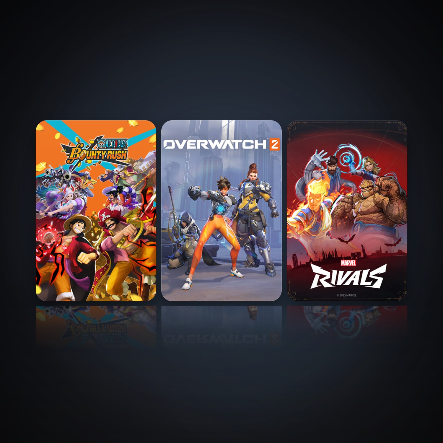 هالحساب ستيم فلين، Overwatch 2 وMarvel Rivals، 3 لعبة، صامد واضح — HabibiAccounts