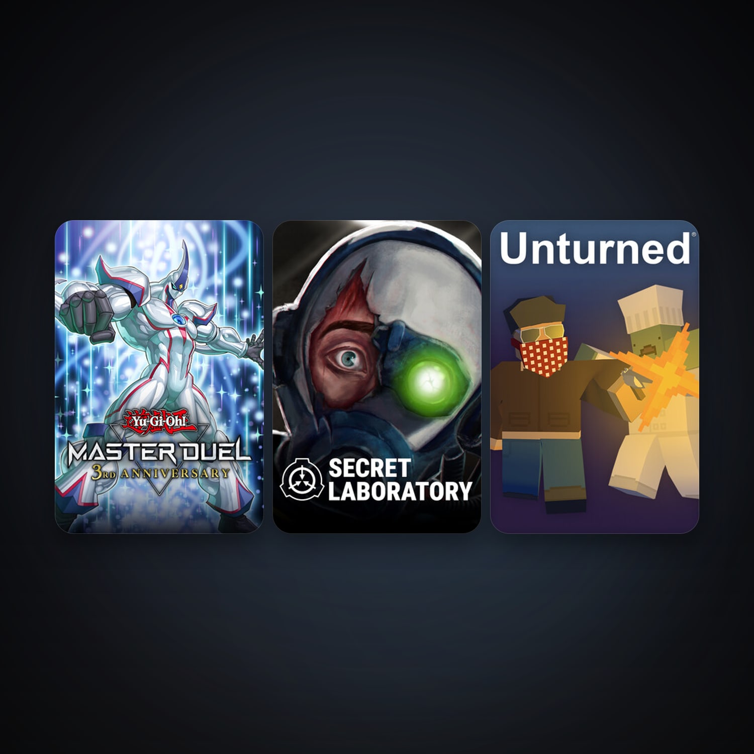 Yu-Gi-Oh! Master Duel & SCP: Secret Laboratory | Clean — HabibiAccounts