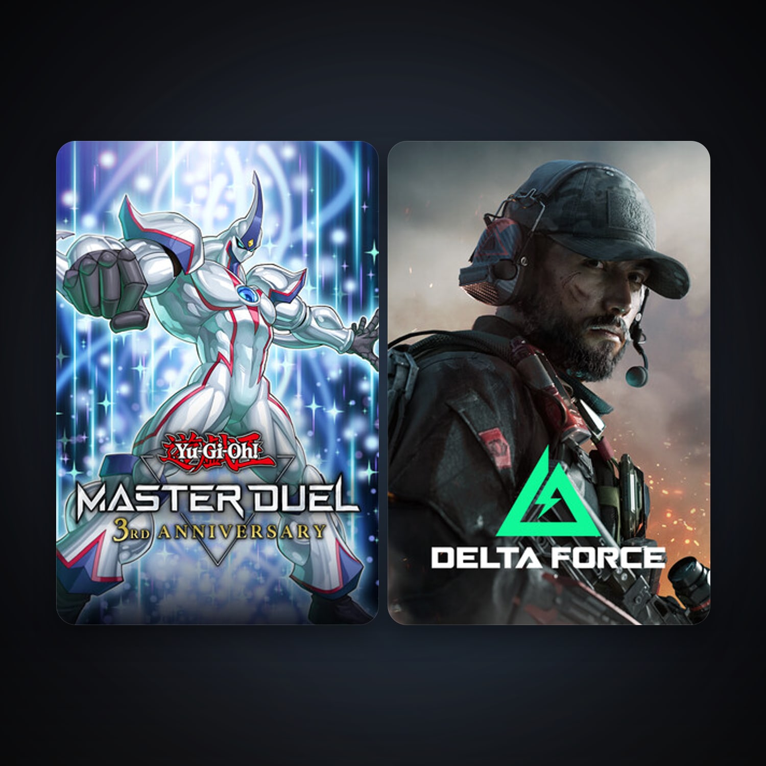 Yu-Gi-Oh! Master Duel & Delta Force: Hawk Ops — HabibiAccounts