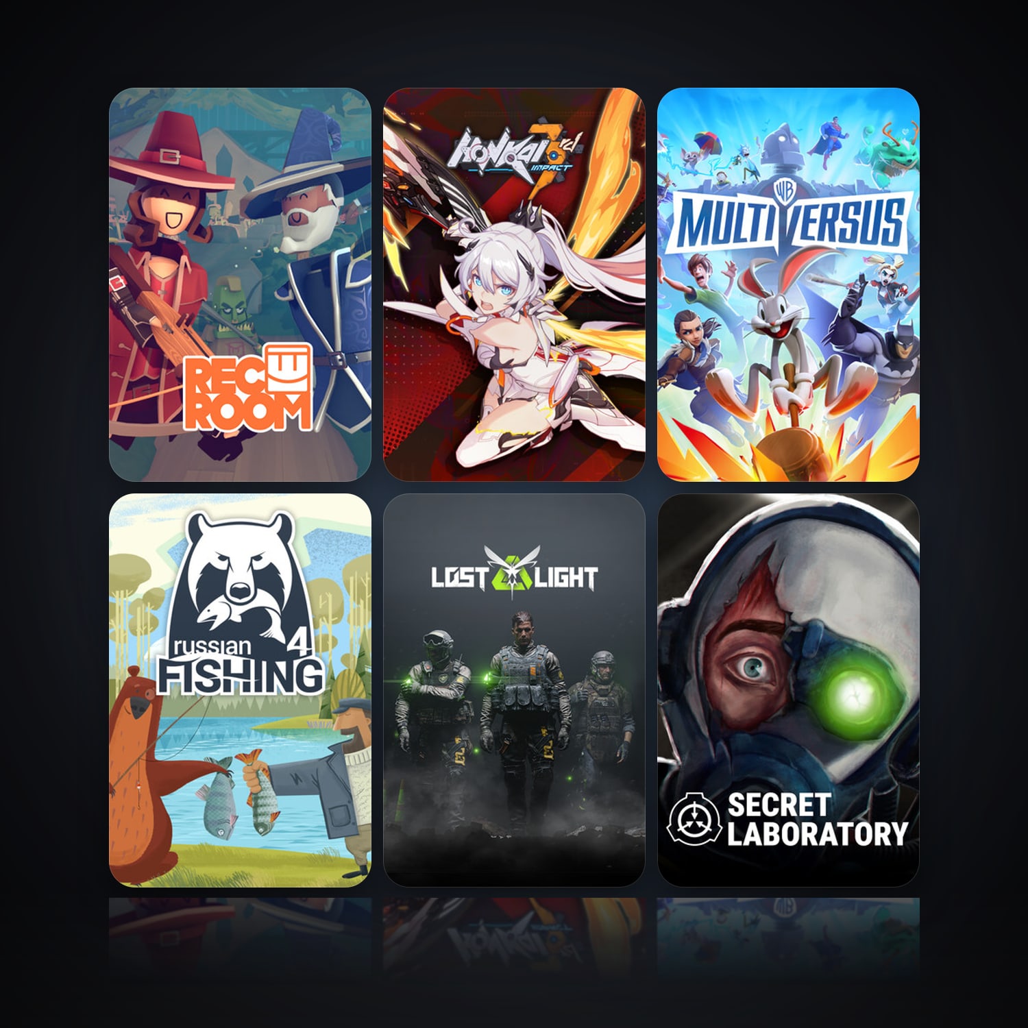 Rec Room & Honkai Impact 3rd | 14 Games | Clean — HabibiAccounts